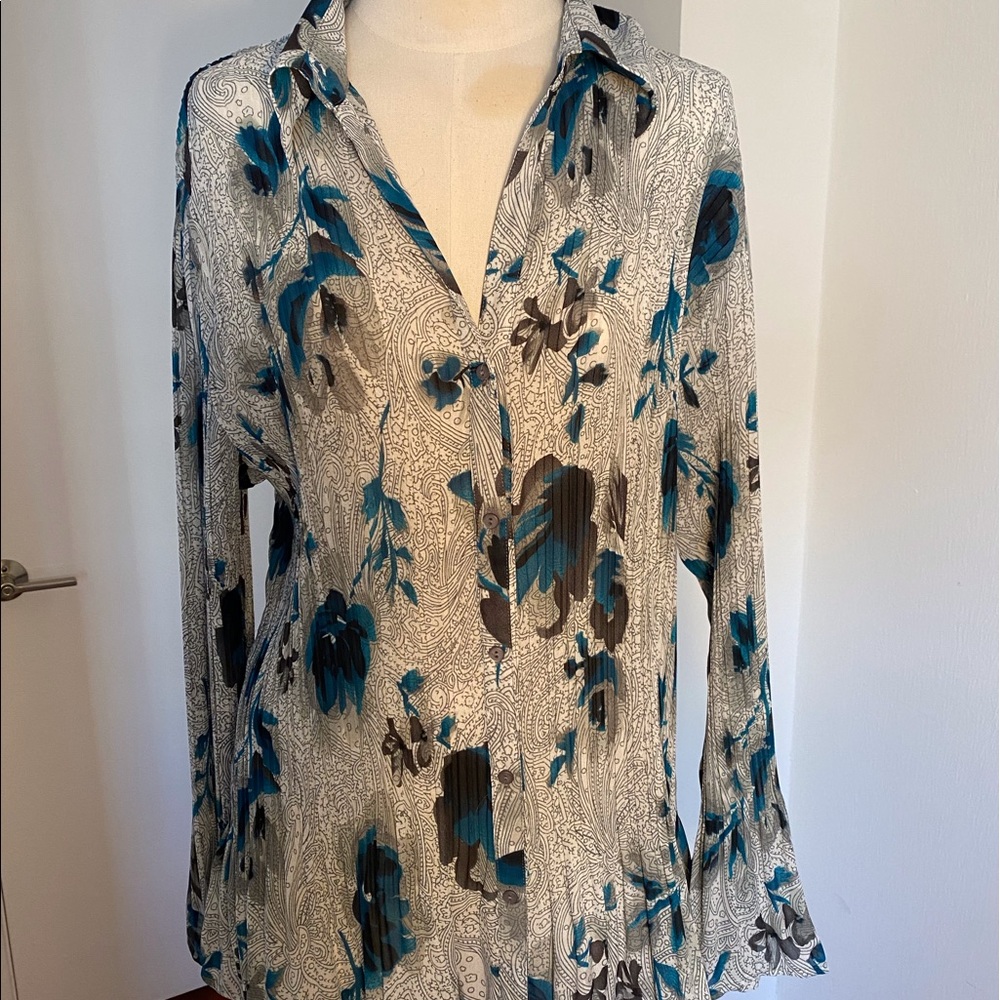 🌻🌟✌️Worthington women’s blouse long sleeve 2XL